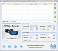 Kingdia PSP Video Converter screenshot